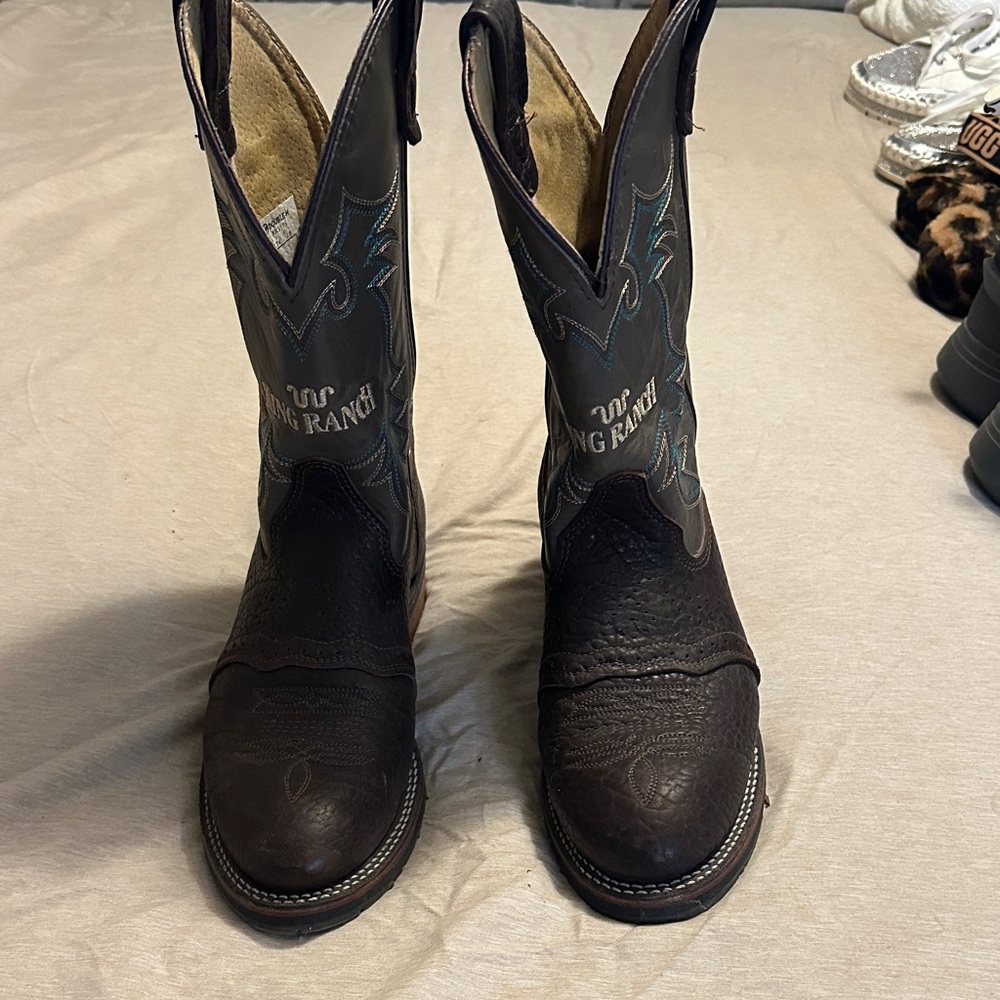 Dark Brown Western Boots